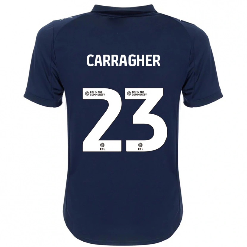 Danxen Damen James Carragher #23 Marine Weiß Auswärtstrikot Trikot 2025/26 T-Shirt Österreich