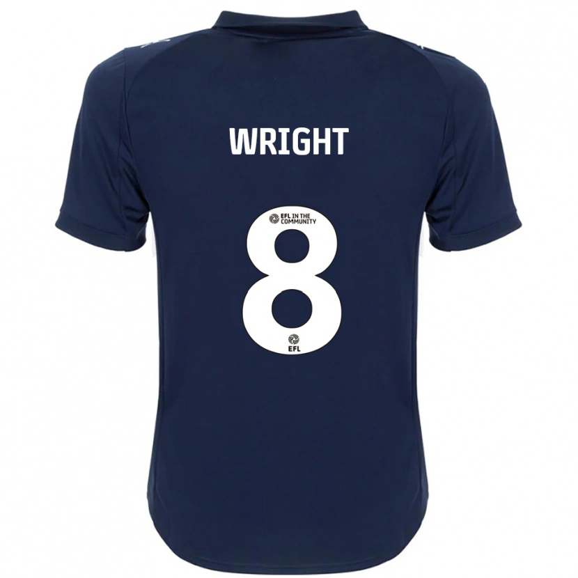 Danxen Damen Callum Wright #8 Marine Weiß Auswärtstrikot Trikot 2025/26 T-Shirt Österreich
