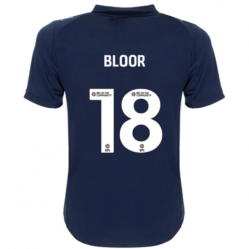 Danxen Damen Chelsea Bloor #18 Marine Weiß Auswärtstrikot Trikot 2025/26 T-Shirt Österreich
