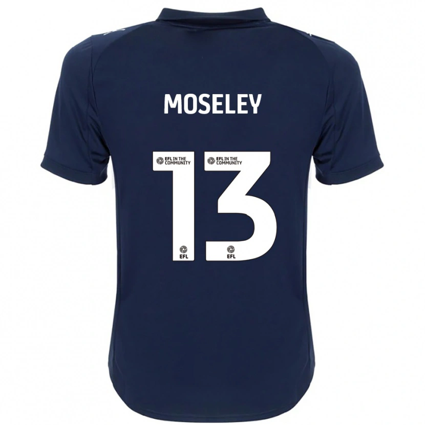 Danxen Damen Faye Moseley #13 Marine Weiß Auswärtstrikot Trikot 2025/26 T-Shirt Österreich