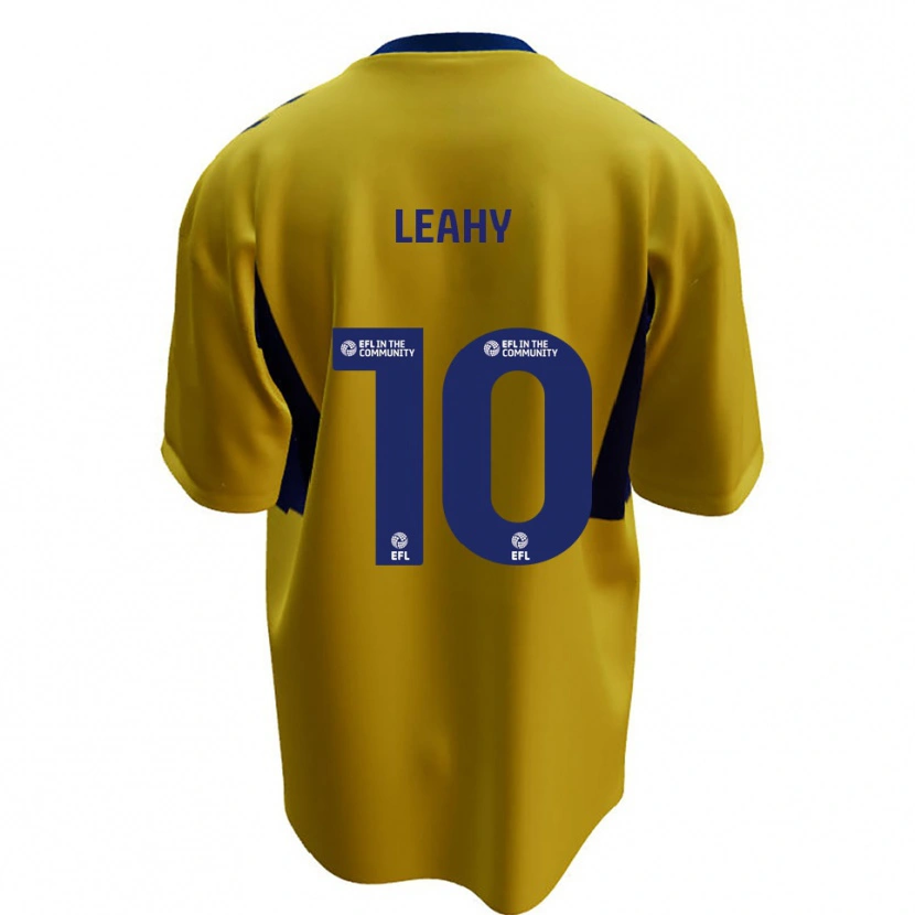 Danxen Damen Luke Leahy #10 Gelb Blau Auswärtstrikot Trikot 2025/26 T-Shirt Österreich