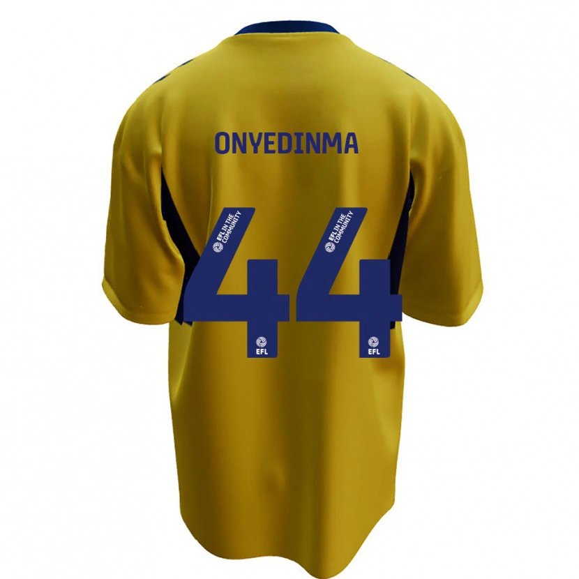 Danxen Damen Fred Onyedinma #44 Gelb Blau Auswärtstrikot Trikot 2025/26 T-Shirt Österreich