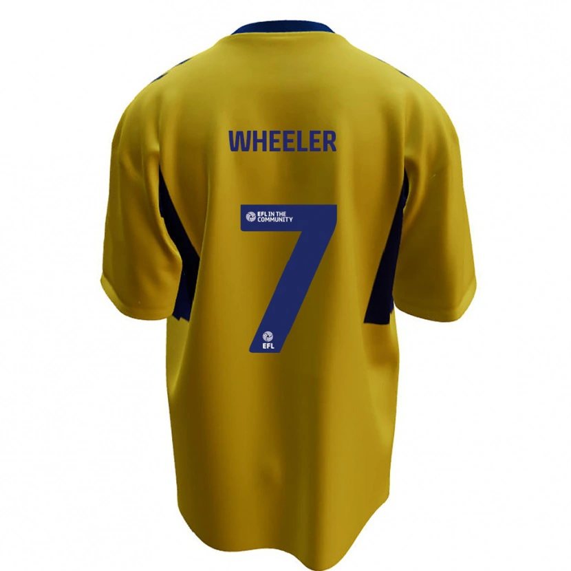 Danxen Damen David Wheeler #7 Gelb Blau Auswärtstrikot Trikot 2025/26 T-Shirt Österreich