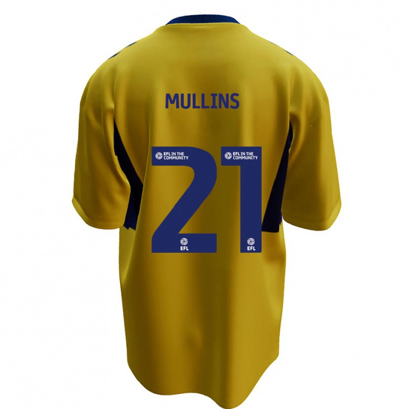 Danxen Damen Jamie Mullins #21 Gelb Blau Auswärtstrikot Trikot 2025/26 T-Shirt Österreich
