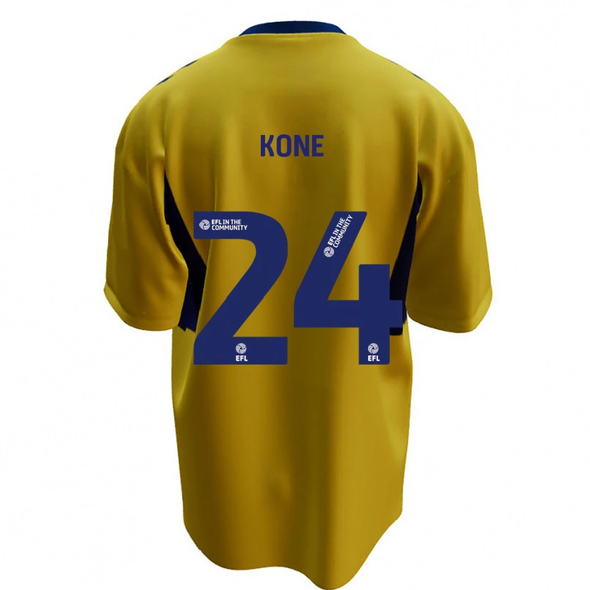 Danxen Damen Richard Kone #24 Gelb Blau Auswärtstrikot Trikot 2025/26 T-Shirt Österreich