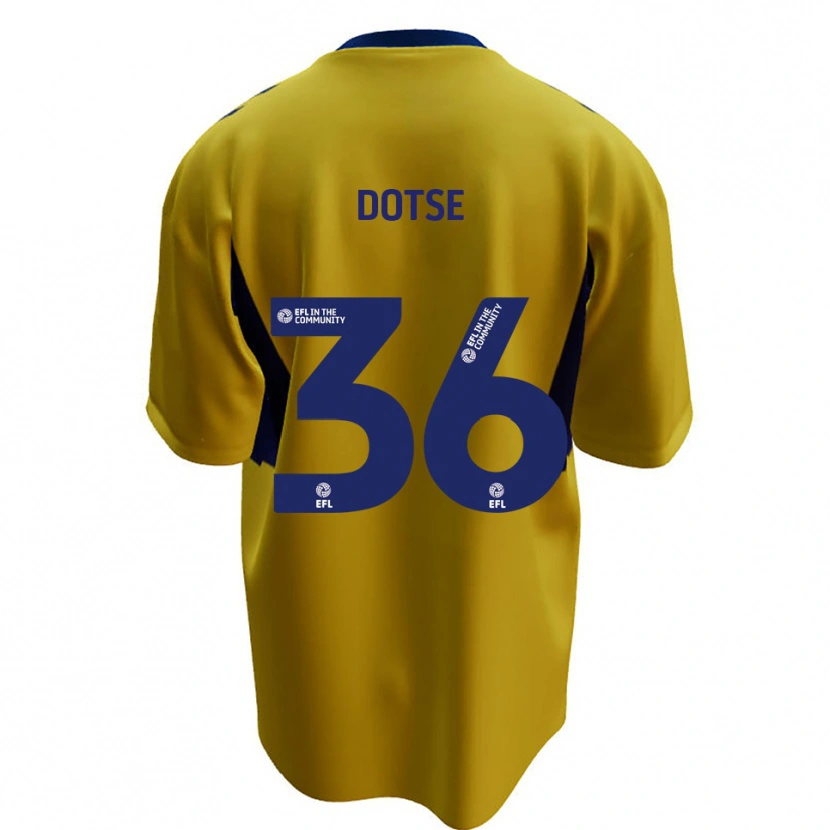 Danxen Damen Jahiem Dotse #36 Gelb Blau Auswärtstrikot Trikot 2025/26 T-Shirt Österreich