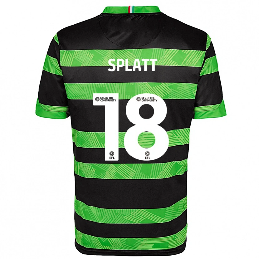 Danxen Damen Delano Mccoy-Splatt #18 Schwarz Grün Auswärtstrikot Trikot 2025/26 T-Shirt Österreich
