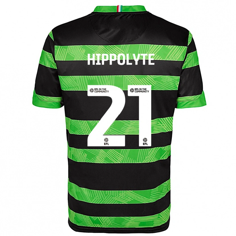 Danxen Damen Myles Hippolyte #21 Schwarz Grün Auswärtstrikot Trikot 2025/26 T-Shirt Österreich