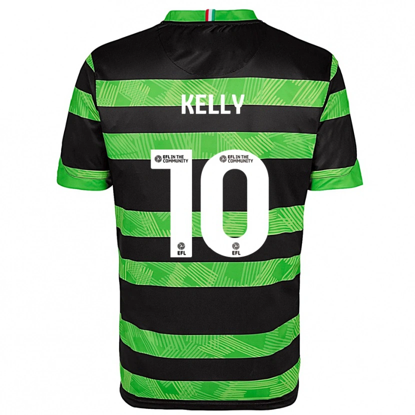 Danxen Damen Josh Kelly #10 Schwarz Grün Auswärtstrikot Trikot 2025/26 T-Shirt Österreich
