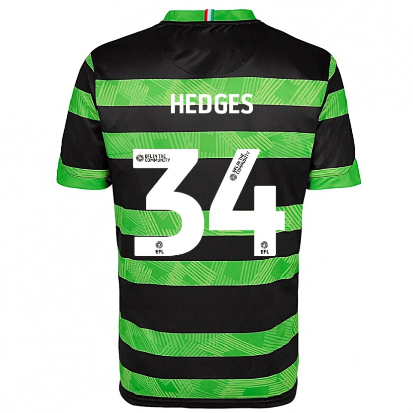 Danxen Damen Harry Hedges #34 Schwarz Grün Auswärtstrikot Trikot 2025/26 T-Shirt Österreich