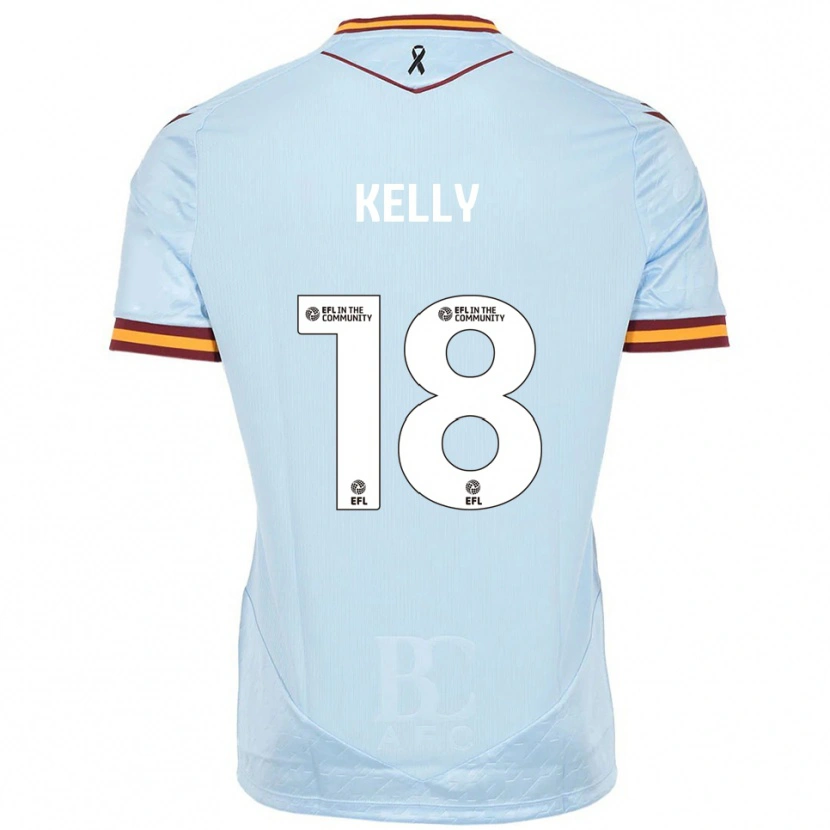 Danxen Damen Ciaran Kelly #18 Himmelblau Auswärtstrikot Trikot 2025/26 T-Shirt Österreich