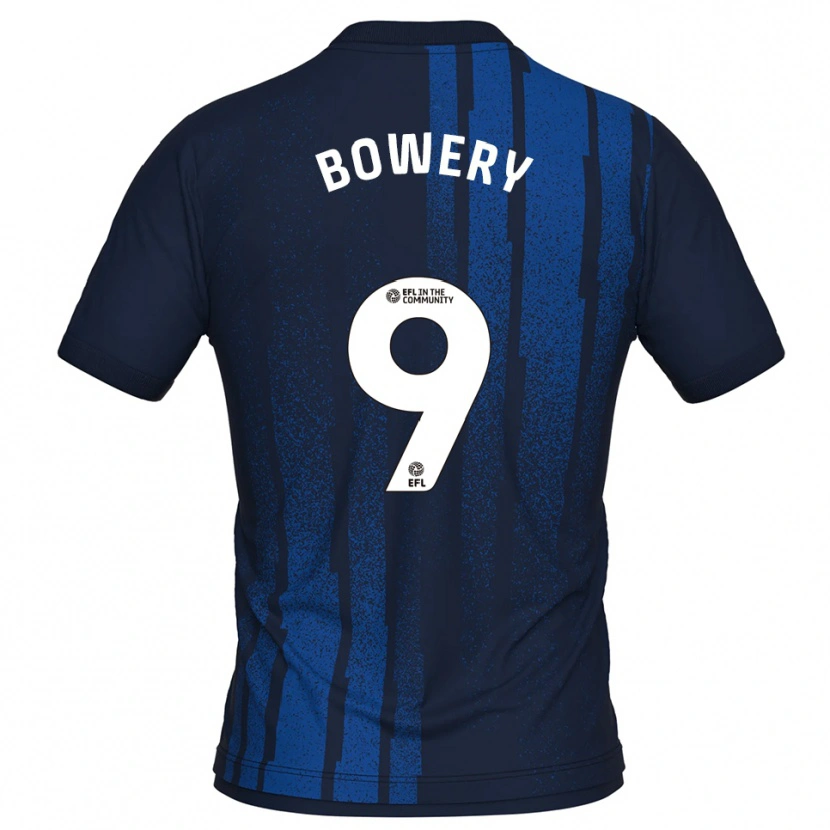 Danxen Damen Jordan Bowery #9 Marine Weiß Auswärtstrikot Trikot 2025/26 T-Shirt Österreich