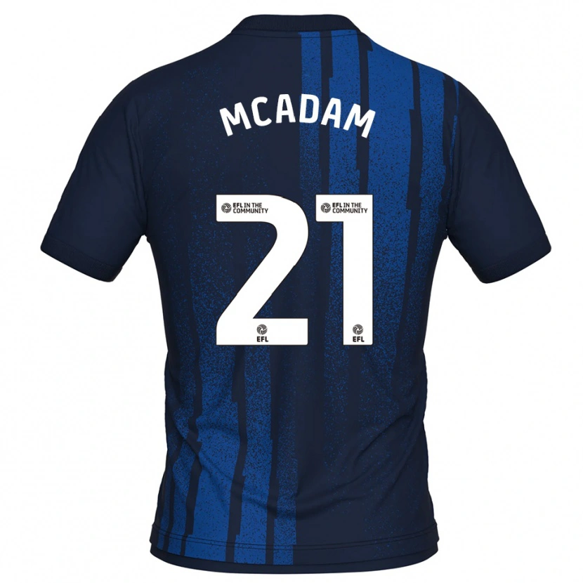 Danxen Damen Kyle Mcadam #21 Marine Weiß Auswärtstrikot Trikot 2025/26 T-Shirt Österreich