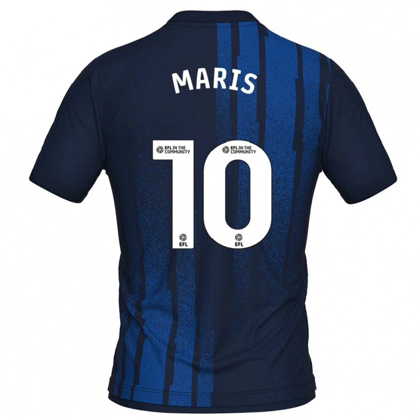 Danxen Damen George Maris #10 Marine Weiß Auswärtstrikot Trikot 2025/26 T-Shirt Österreich