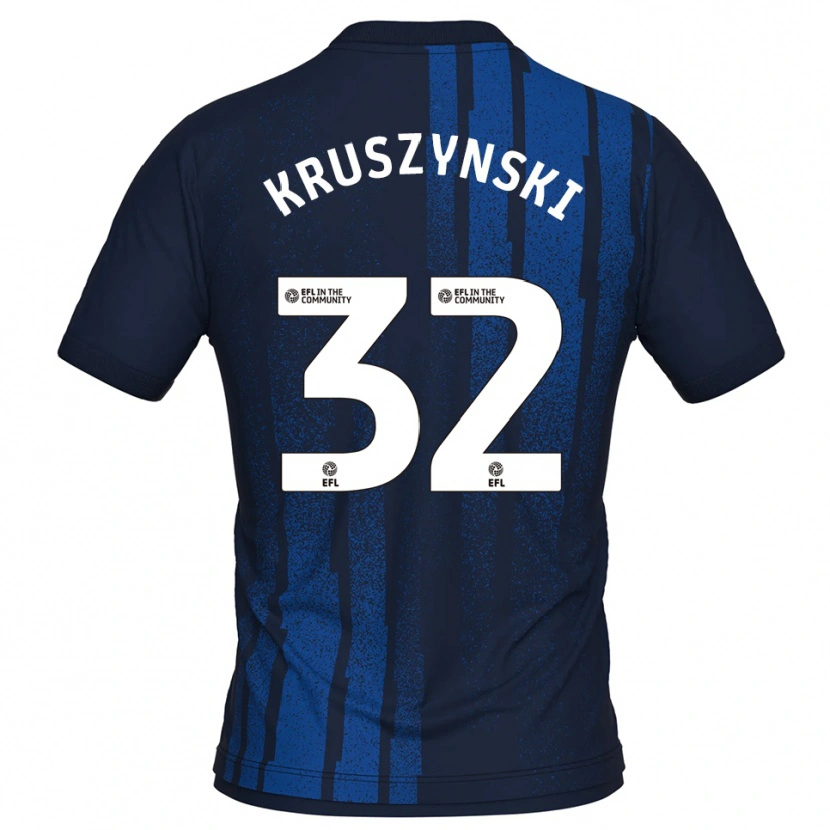 Danxen Damen Jakub Kruszynski #32 Marine Weiß Auswärtstrikot Trikot 2025/26 T-Shirt Österreich