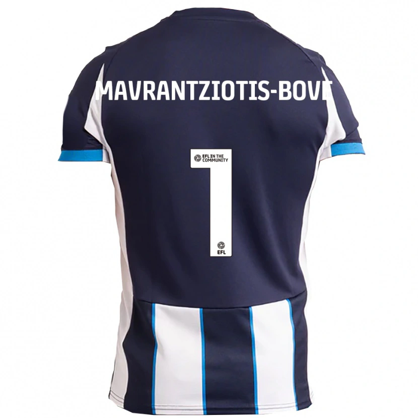 Danxen Damen Kane Mavrantziotis-Bove #1 Weiß Marine Auswärtstrikot Trikot 2025/26 T-Shirt Österreich