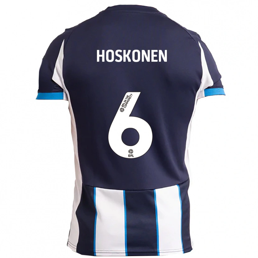 Danxen Damen Arttu Hoskonen #6 Weiß Marine Auswärtstrikot Trikot 2025/26 T-Shirt Österreich