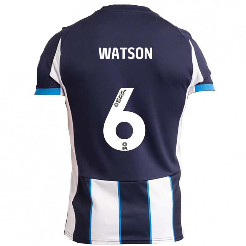 Danxen Damen Rhys Watson #6 Weiß Marine Auswärtstrikot Trikot 2025/26 T-Shirt Österreich