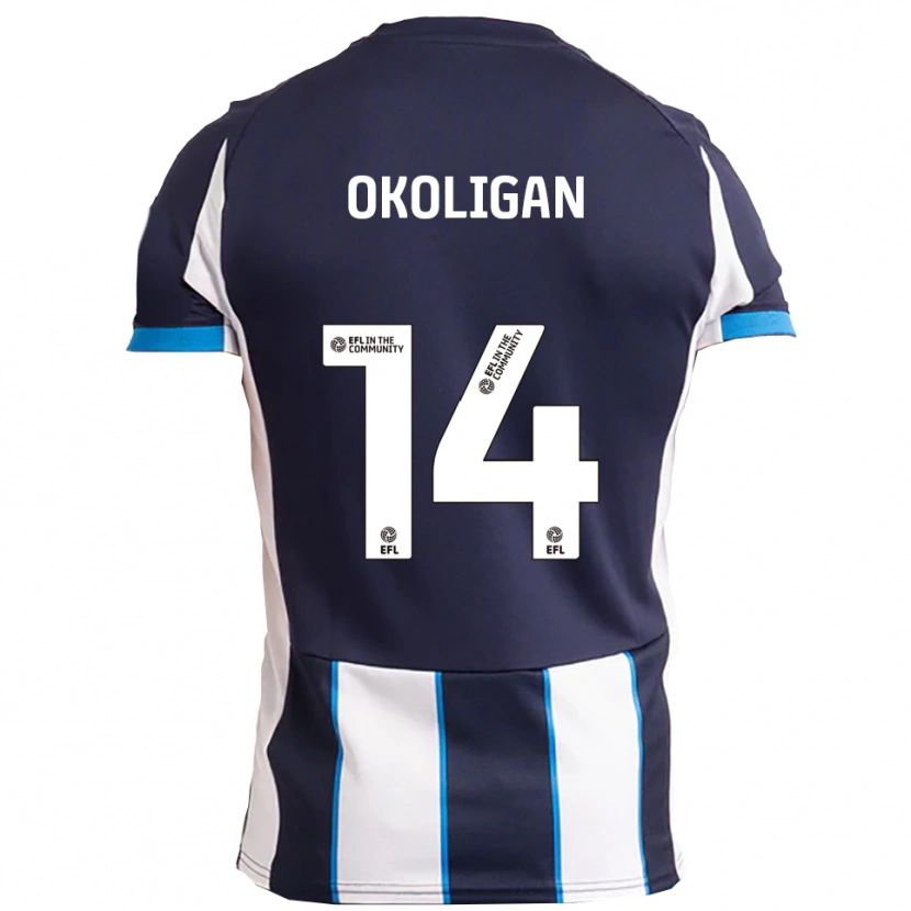 Danxen Damen Desire Okoligan #14 Weiß Marine Auswärtstrikot Trikot 2025/26 T-Shirt Österreich