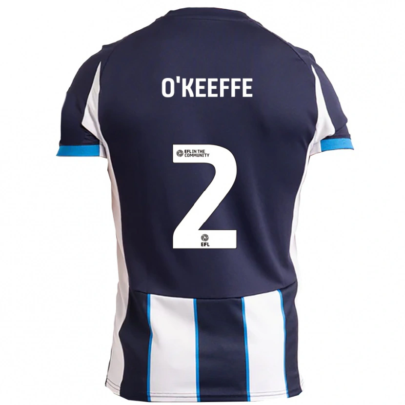 Danxen Damen Corey O'keeffe #2 Weiß Marine Auswärtstrikot Trikot 2025/26 T-Shirt Österreich