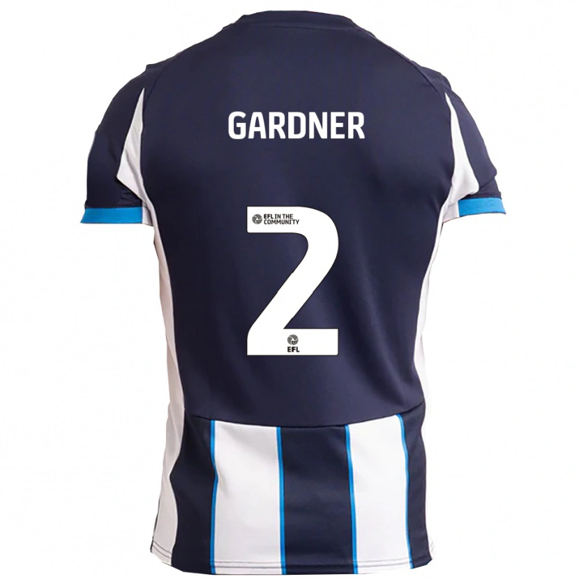 Danxen Damen Saul Gardner #2 Weiß Marine Auswärtstrikot Trikot 2025/26 T-Shirt Österreich