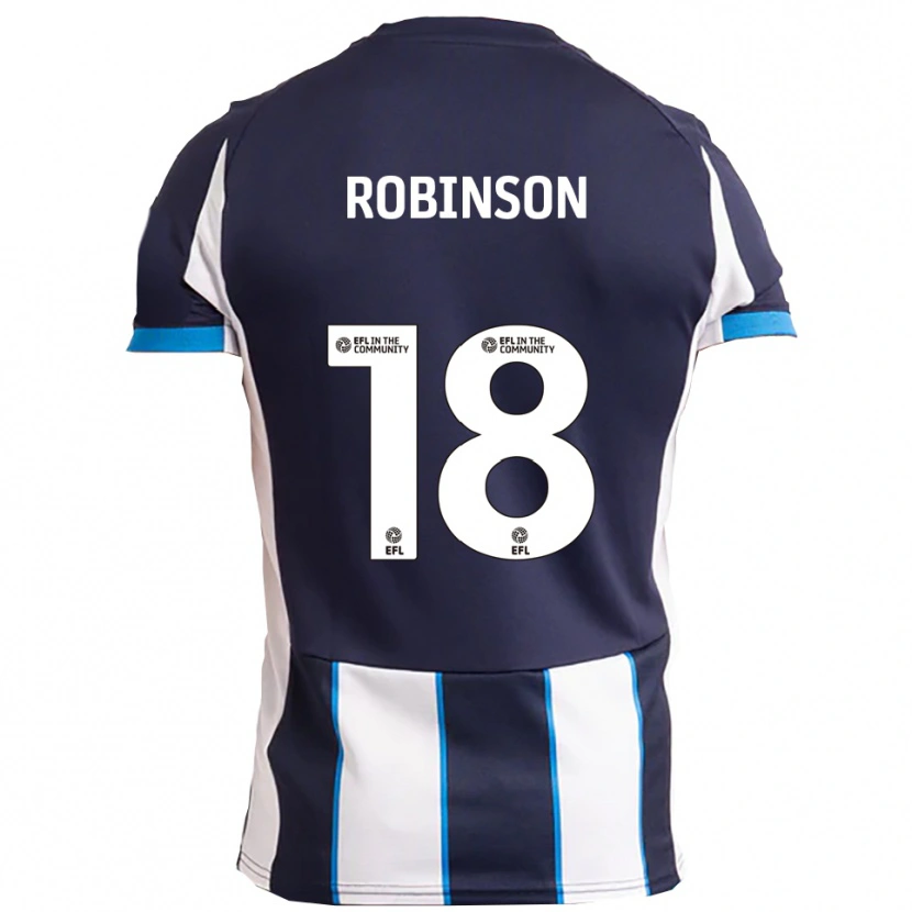 Danxen Damen Josh Robinson #18 Weiß Marine Auswärtstrikot Trikot 2025/26 T-Shirt Österreich
