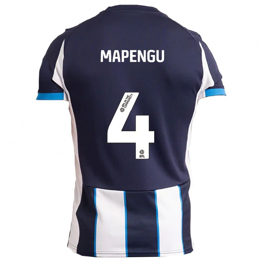 Danxen Damen Nathaniel Mapengu #4 Weiß Marine Auswärtstrikot Trikot 2025/26 T-Shirt Österreich
