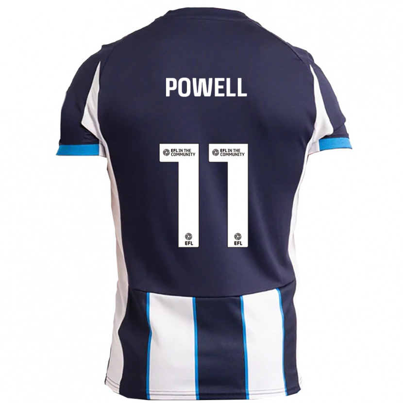 Danxen Damen Nick Powell #11 Weiß Marine Auswärtstrikot Trikot 2025/26 T-Shirt Österreich