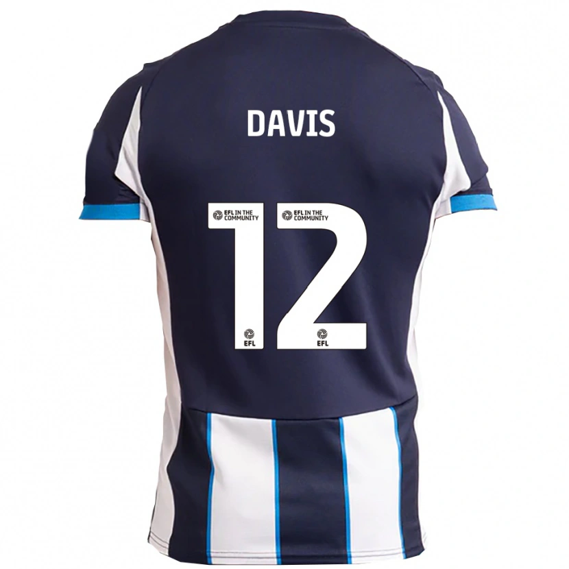Danxen Damen Archie Davis #12 Weiß Marine Auswärtstrikot Trikot 2025/26 T-Shirt Österreich