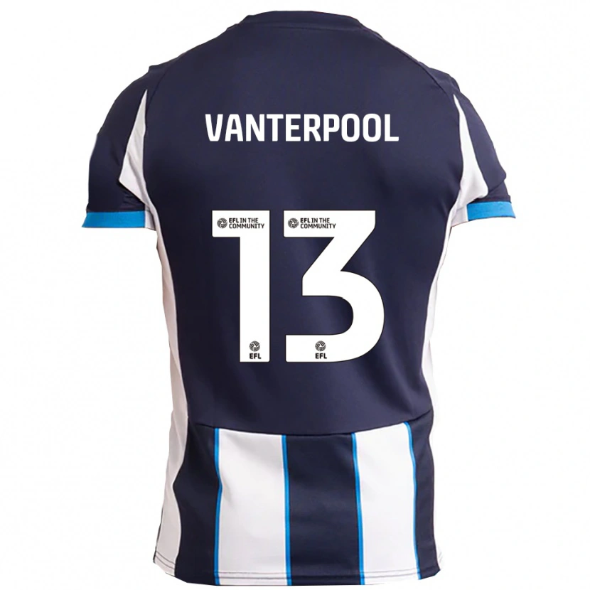 Danxen Damen Gabriel Vanterpool #13 Weiß Marine Auswärtstrikot Trikot 2025/26 T-Shirt Österreich