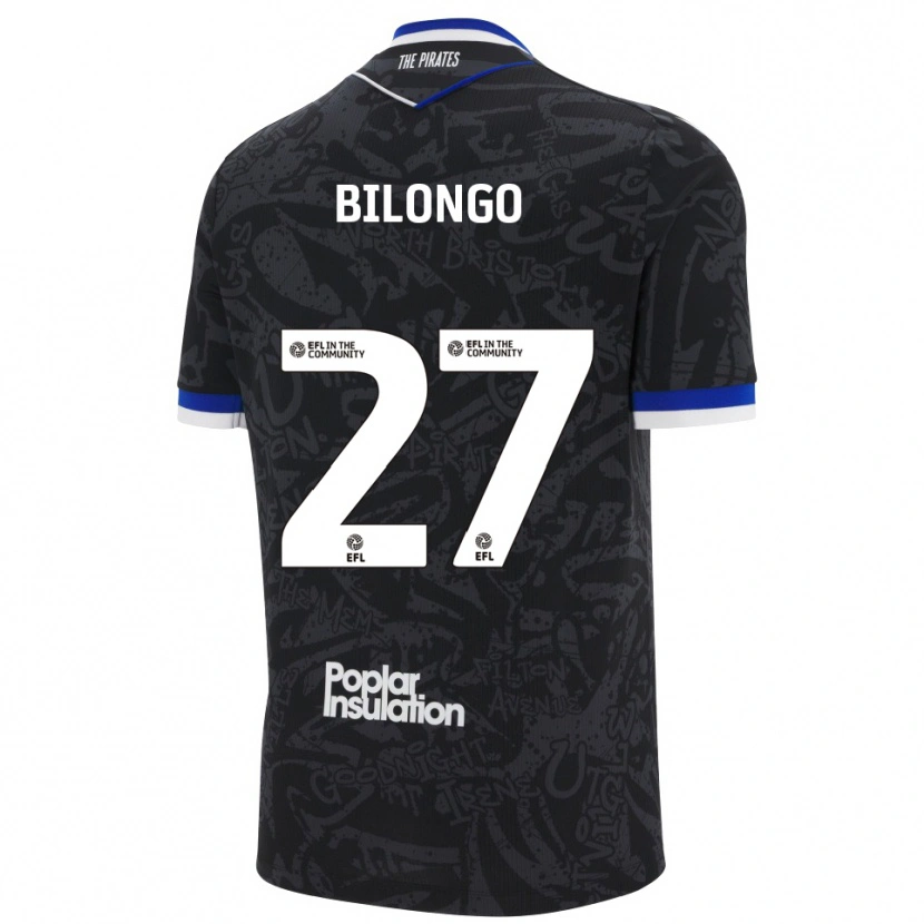 Danxen Damen Bryant Bilongo #27 Schwarz Weiß Auswärtstrikot Trikot 2025/26 T-Shirt Österreich