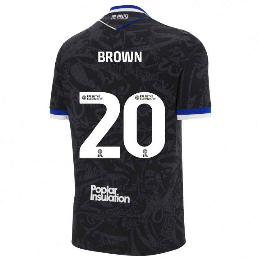 Danxen Damen Jevani Brown #20 Schwarz Weiß Auswärtstrikot Trikot 2025/26 T-Shirt Österreich
