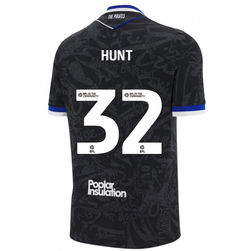 Danxen Damen Jack Hunt #32 Schwarz Weiß Auswärtstrikot Trikot 2025/26 T-Shirt Österreich