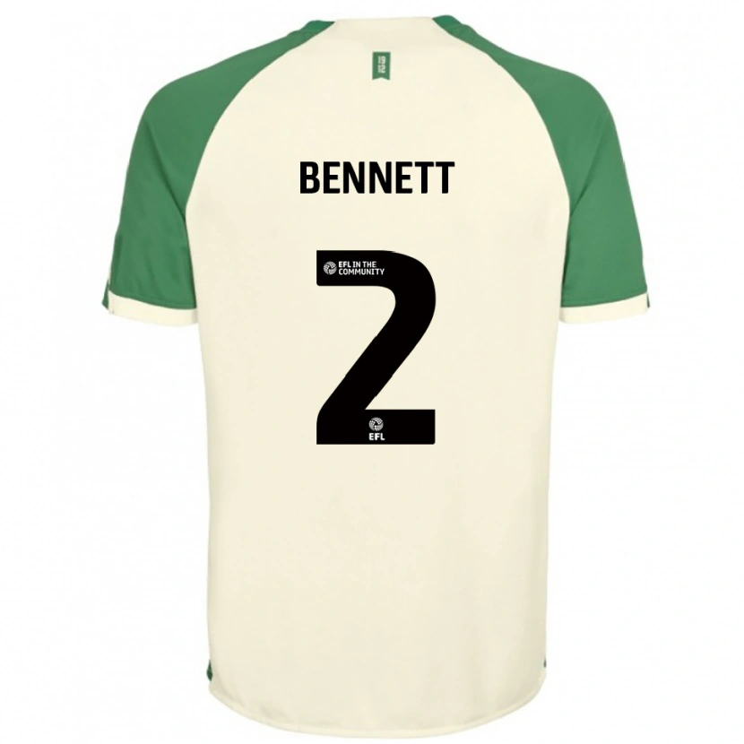 Danxen Damen Liam Bennett #2 Cremeweiß Grün Auswärtstrikot Trikot 2025/26 T-Shirt Österreich