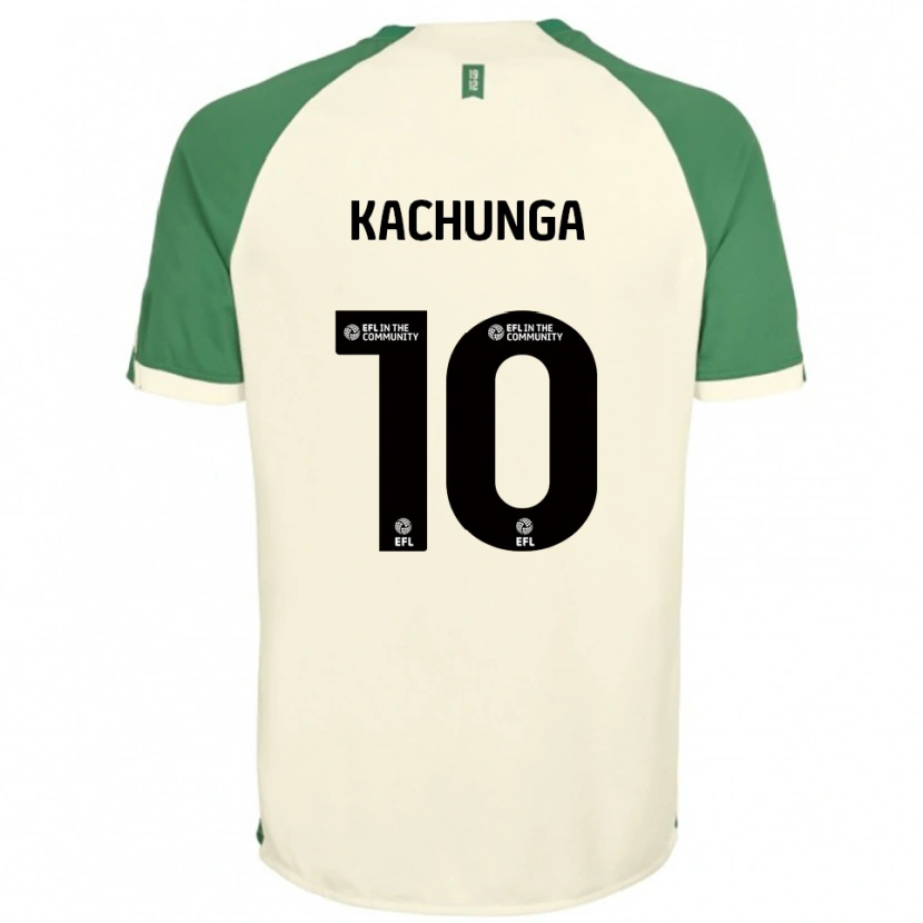 Danxen Damen Elias Kachunga #10 Cremeweiß Grün Auswärtstrikot Trikot 2025/26 T-Shirt Österreich