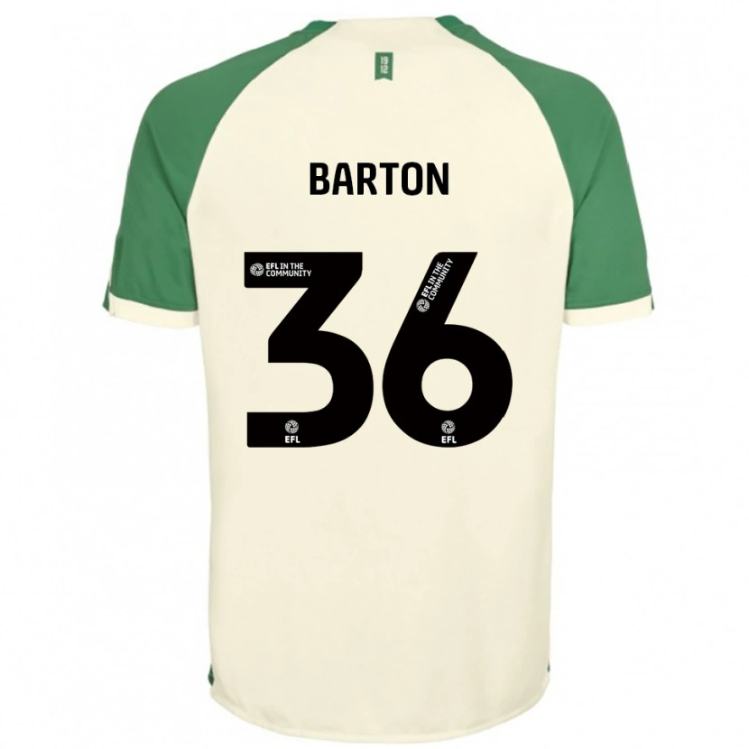 Danxen Damen Dan Barton #36 Cremeweiß Grün Auswärtstrikot Trikot 2025/26 T-Shirt Österreich