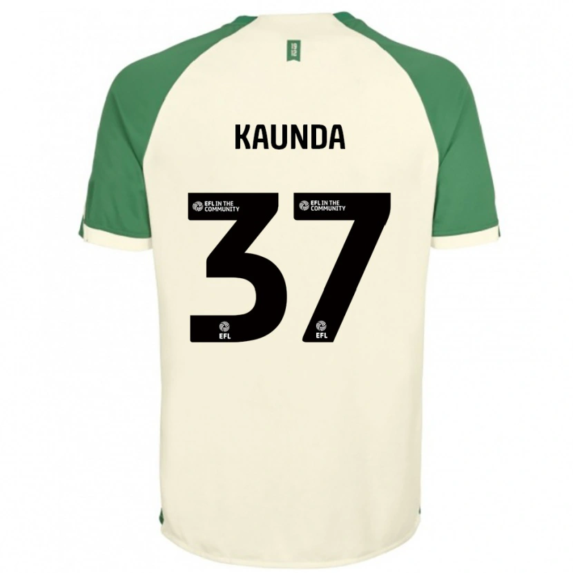 Danxen Damen Amaru Kaunda #37 Cremeweiß Grün Auswärtstrikot Trikot 2025/26 T-Shirt Österreich