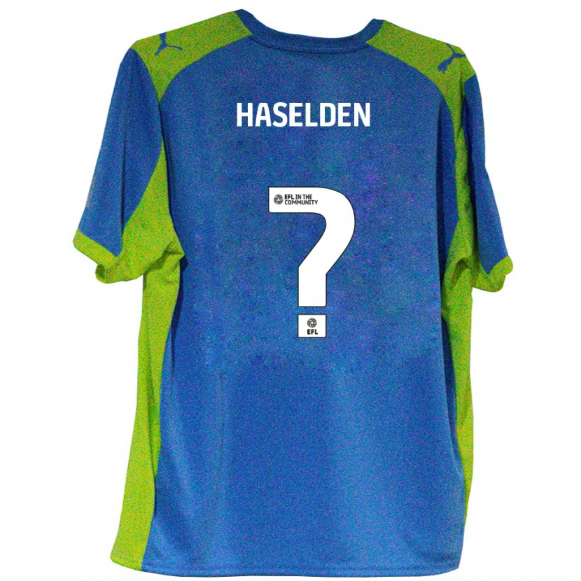 Danxen Damen Fin Haselden #0 Himmelblau Gelb Auswärtstrikot Trikot 2025/26 T-Shirt Österreich
