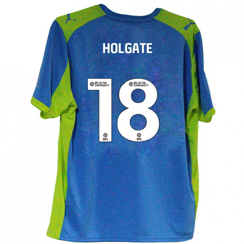 Danxen Damen Harrison Holgate #18 Himmelblau Gelb Auswärtstrikot Trikot 2025/26 T-Shirt Österreich