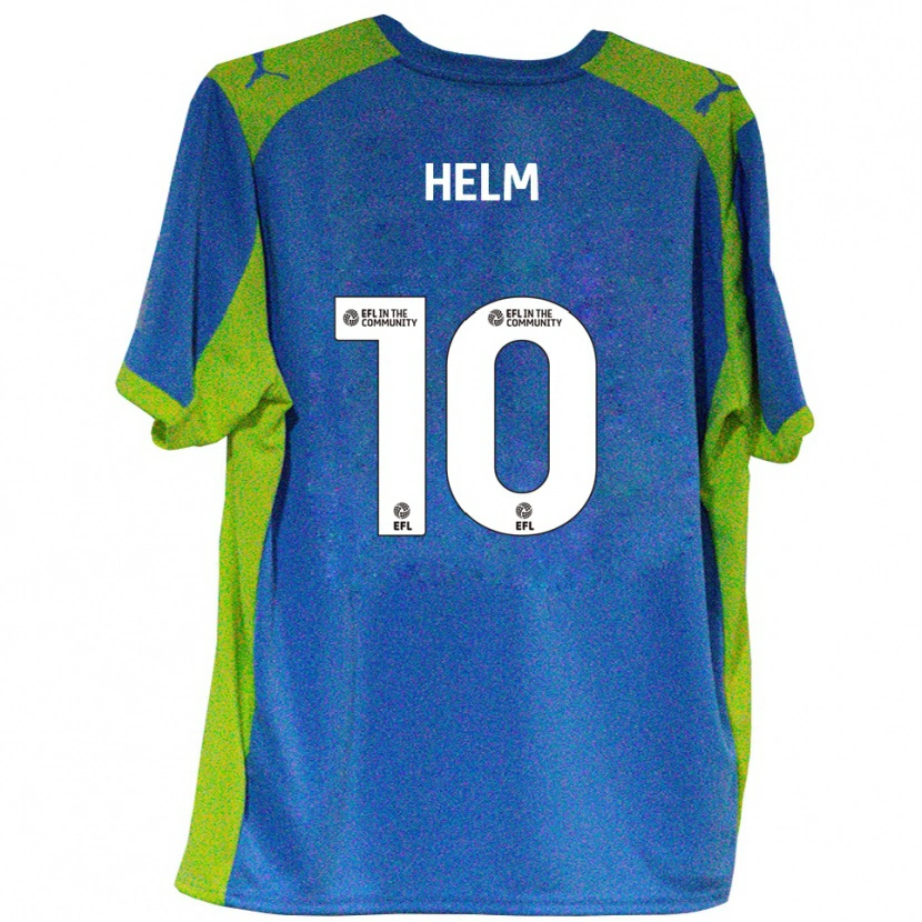Danxen Damen Mark Helm #10 Himmelblau Gelb Auswärtstrikot Trikot 2025/26 T-Shirt Österreich