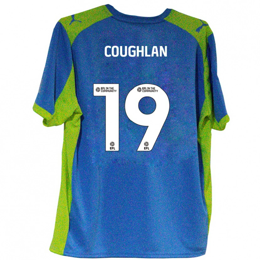 Danxen Damen Ronan Coughlan #19 Himmelblau Gelb Auswärtstrikot Trikot 2025/26 T-Shirt Österreich