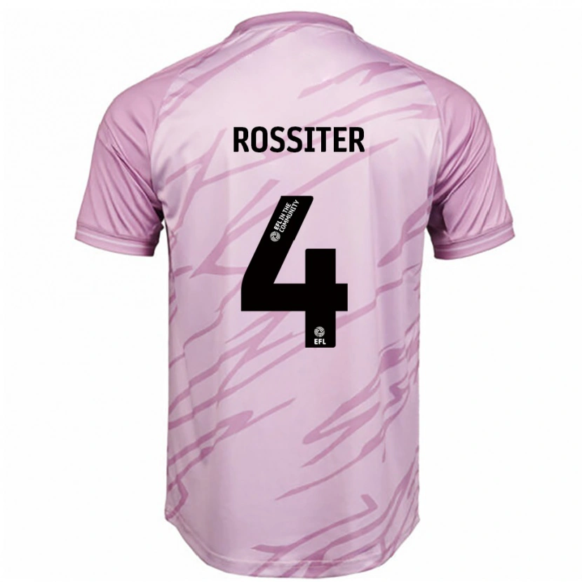 Danxen Damen Jordan Rossiter #4 Pink Schwarz Auswärtstrikot Trikot 2025/26 T-Shirt Österreich
