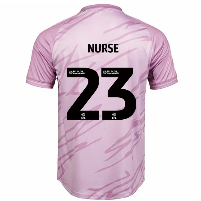 Danxen Damen George Nurse #23 Pink Schwarz Auswärtstrikot Trikot 2025/26 T-Shirt Österreich