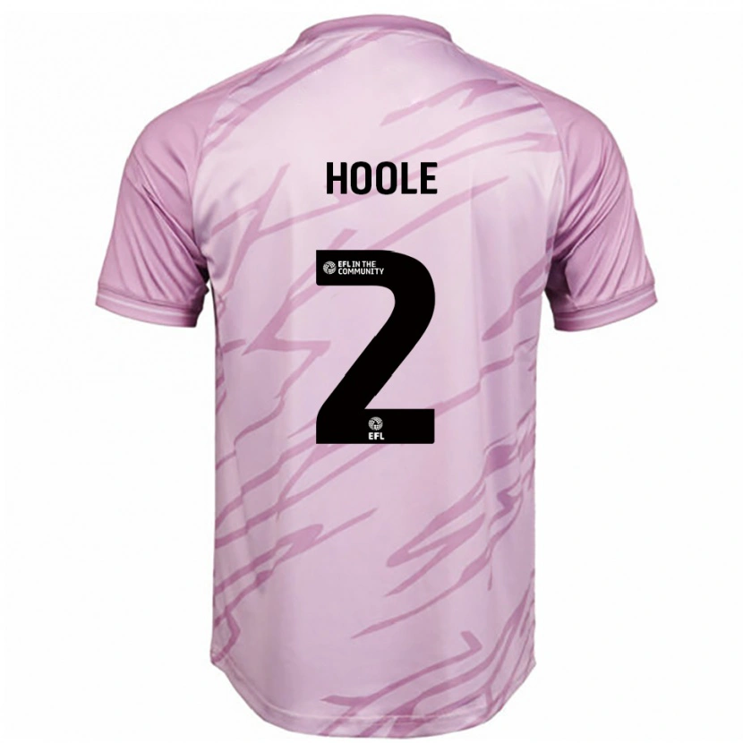 Danxen Damen Luca Hoole #2 Pink Schwarz Auswärtstrikot Trikot 2025/26 T-Shirt Österreich