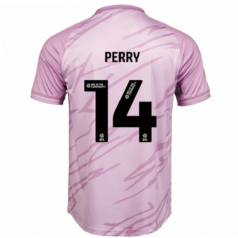 Danxen Damen Taylor Perry #14 Pink Schwarz Auswärtstrikot Trikot 2025/26 T-Shirt Österreich