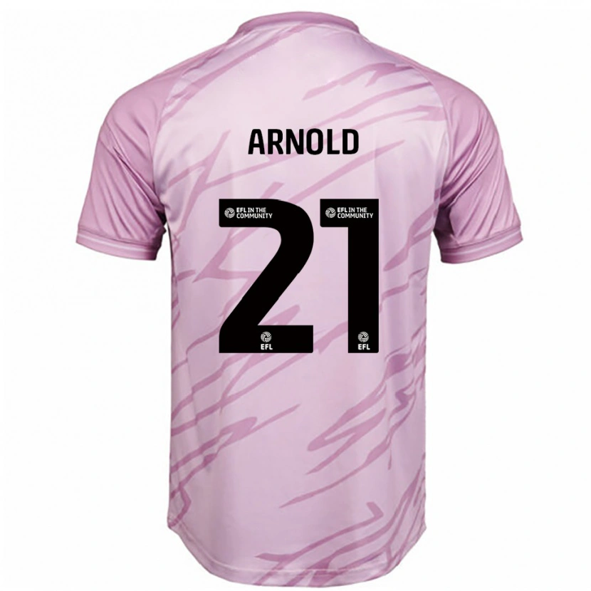 Danxen Damen Hetty Arnold #21 Pink Schwarz Auswärtstrikot Trikot 2025/26 T-Shirt Österreich