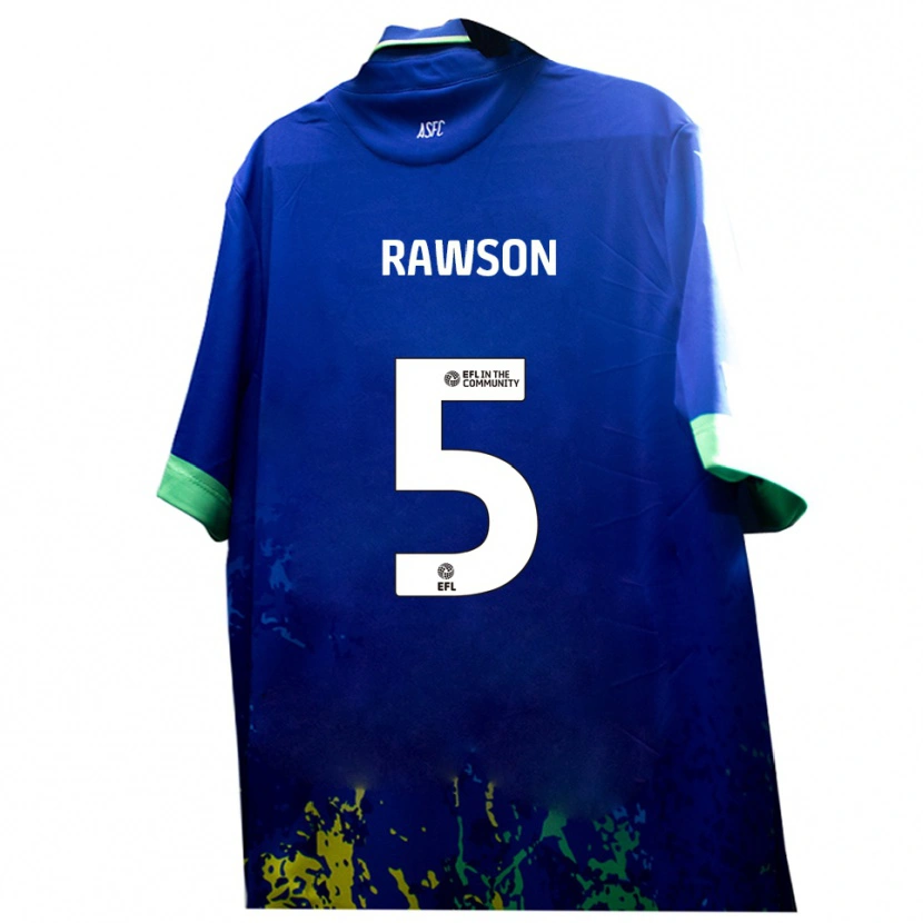 Danxen Damen Farrend Rawson #5 Blau Gelb Auswärtstrikot Trikot 2025/26 T-Shirt Österreich
