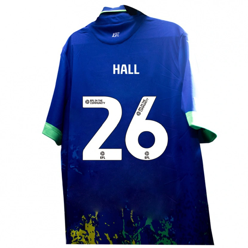 Danxen Damen Charlie Hall #26 Blau Gelb Auswärtstrikot Trikot 2025/26 T-Shirt Österreich