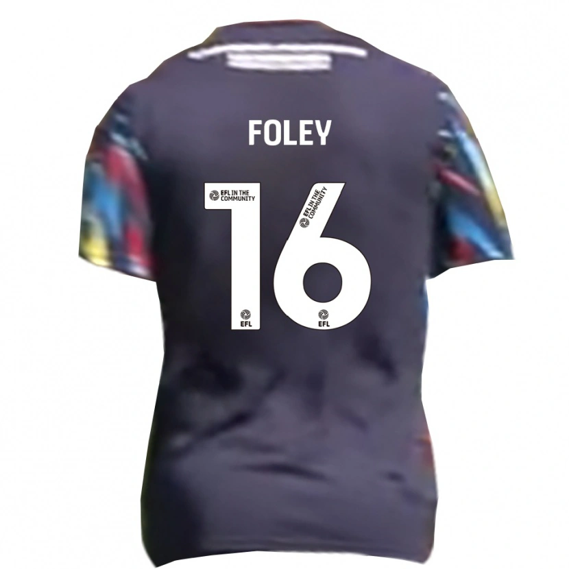 Danxen Damen Sam Foley #16 Marine Gelb Rot Auswärtstrikot Trikot 2025/26 T-Shirt Österreich