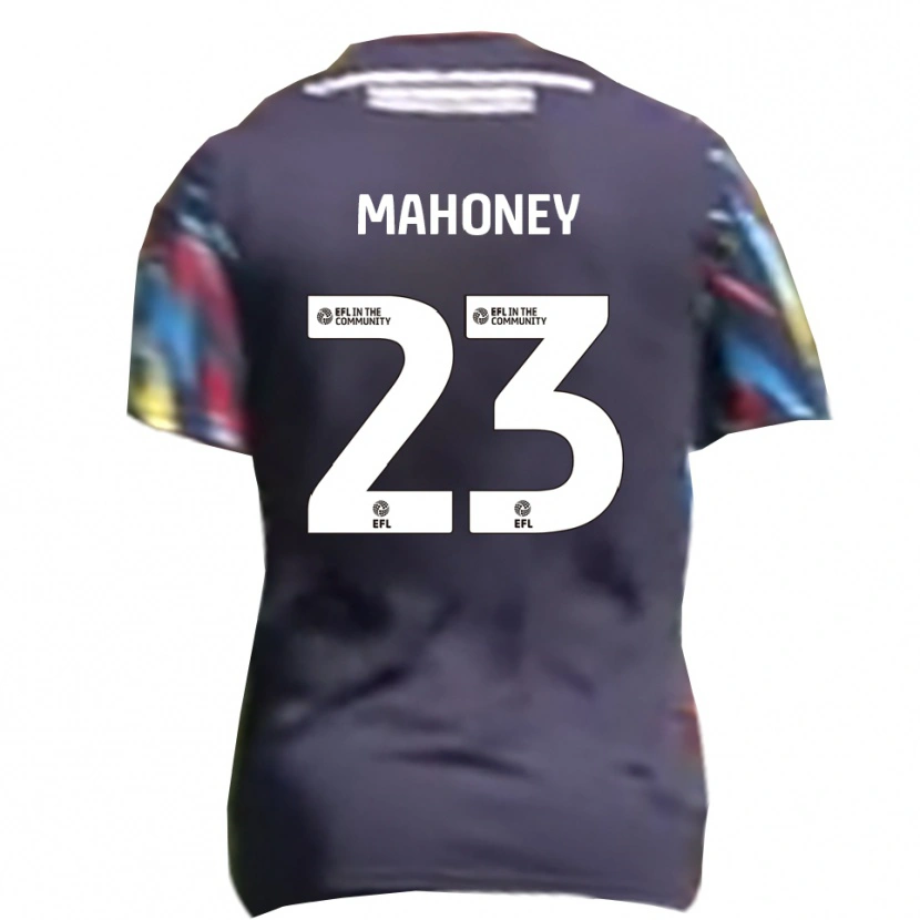 Danxen Damen Connor Mahoney #23 Marine Gelb Rot Auswärtstrikot Trikot 2025/26 T-Shirt Österreich